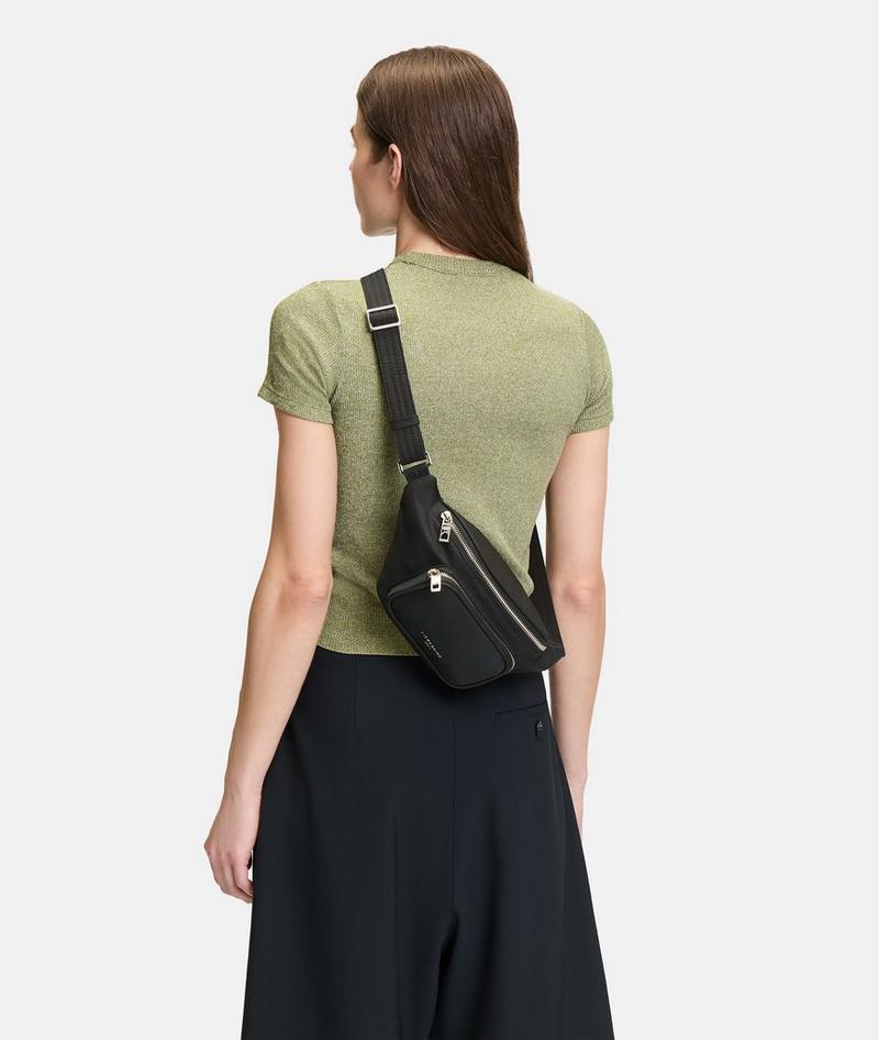 Liebeskind Nylon Lila Belt-bag M - Schwarz