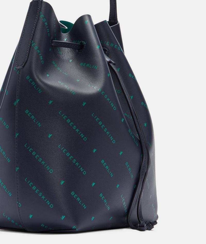Liebeskind Monogram Bucketbag M - Navy