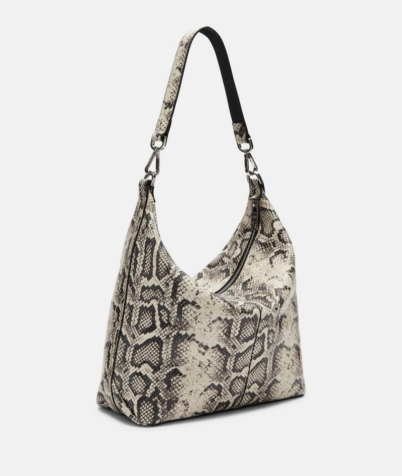 Liebeskind Snake Paris Hobo M - Steingrau