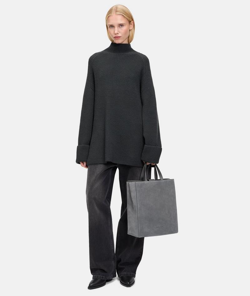 Liebeskind Paper Bag M - Grau Meliert