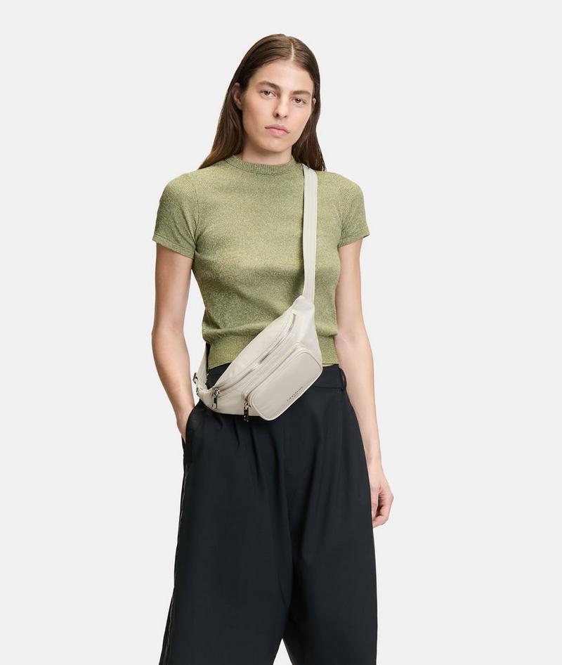 Liebeskind Nylon Lila Belt-bag M - Creme