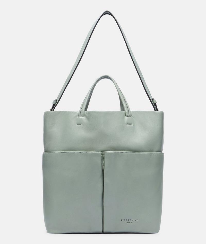 Liebeskind Hera Tote L - Dunkles Salbeigrün