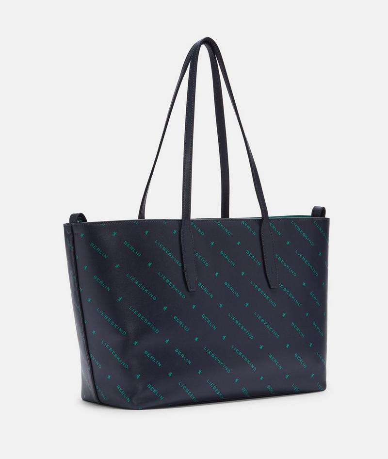 Liebeskind Monogram Shopper M - Navy