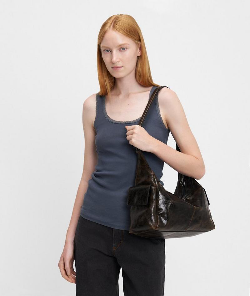 Liebeskind Parker Hobo M - Dunkelbraun