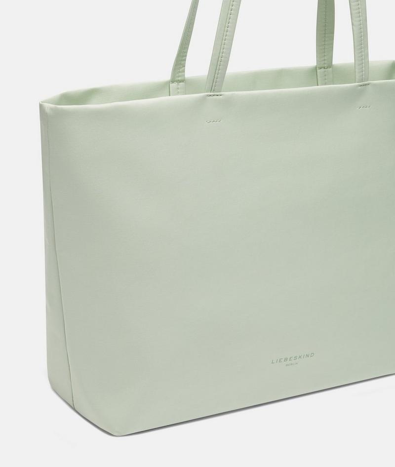 Liebeskind Nylon Hera Shopper L - Salbeigrün