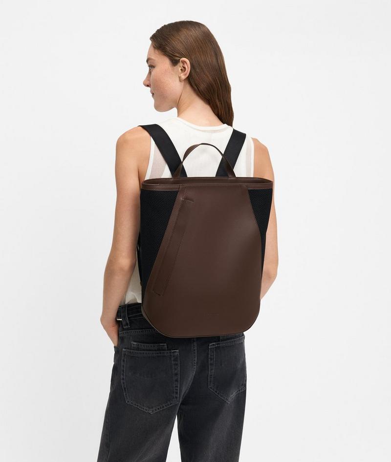 Liebeskind Oval Backpack L - Dunkelbraun