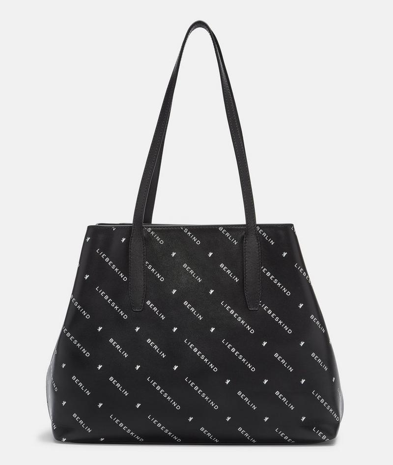 Liebeskind Monogram Shopper M - Schwarz