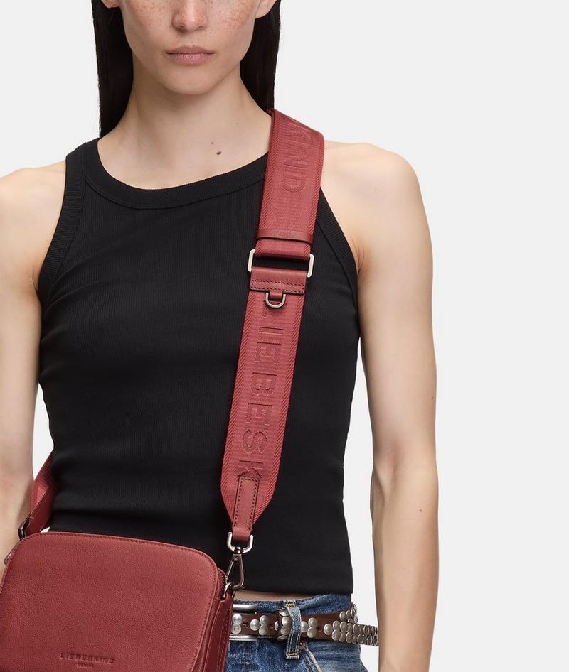 Liebeskind Schultergurt Mit Logo - Chilirot