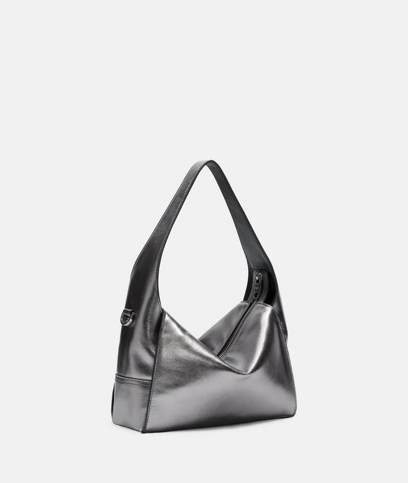 Liebeskind Metallic Lou Hobo S - Silber