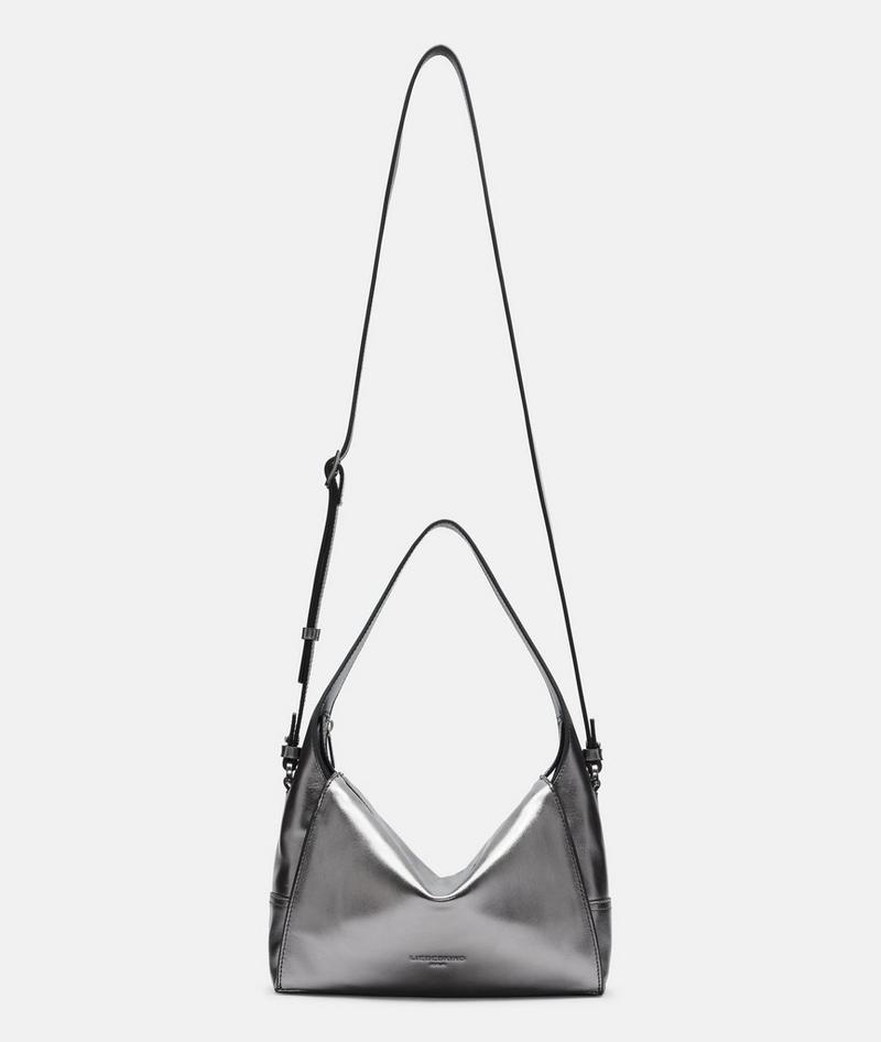 Liebeskind Metallic Lou Hobo S - Silber