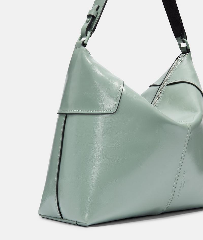 Liebeskind Mila Hobo M - Dunkles Salbeigrün