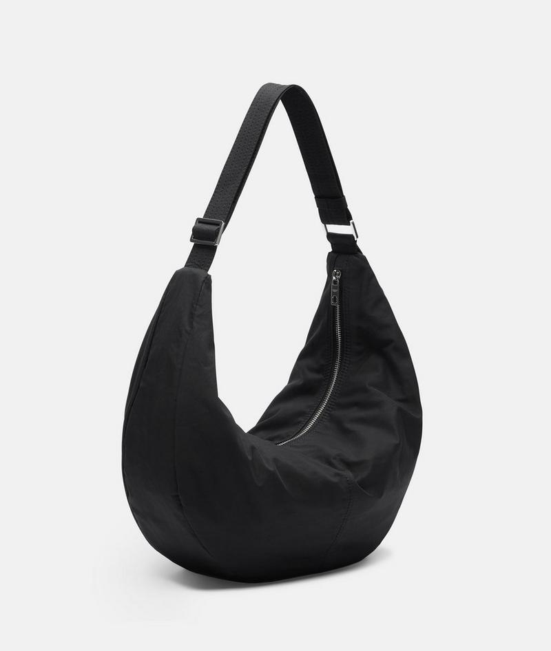 Liebeskind Nylon Moon Hobo M - Schwarz