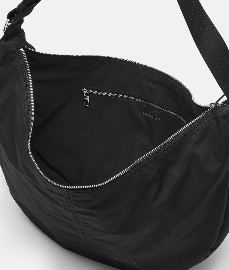 Liebeskind Nylon Moon Hobo M - Schwarz