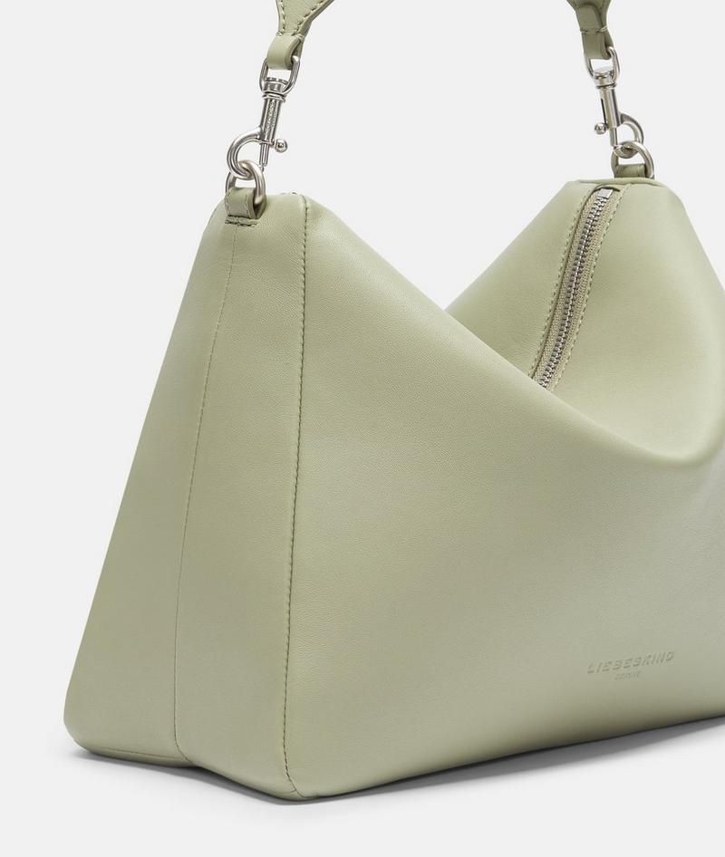 Liebeskind Abelina Hobo M - Helles Olivgrün