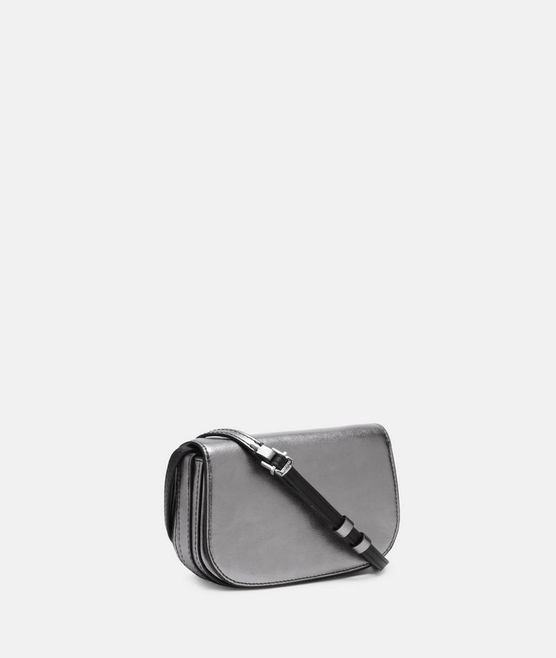 Liebeskind Metallic Ezra Crossbody Xs - Silber