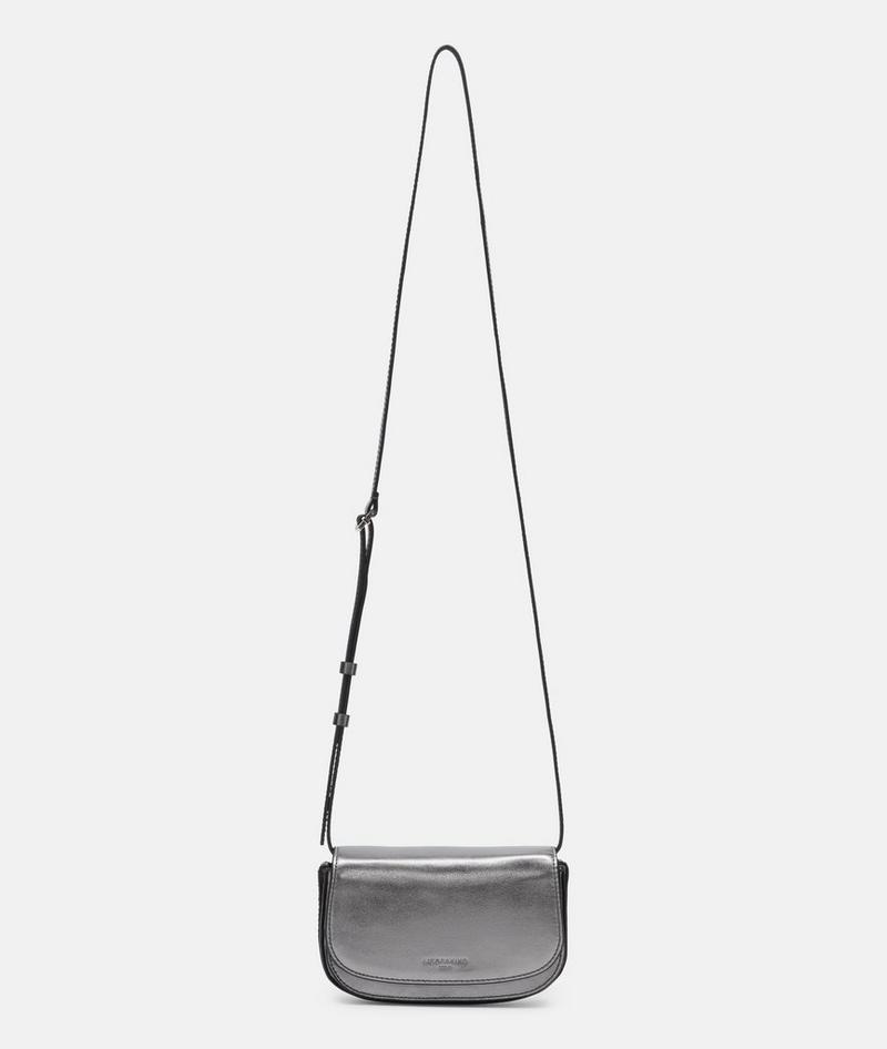 Liebeskind Metallic Ezra Crossbody Xs - Silber