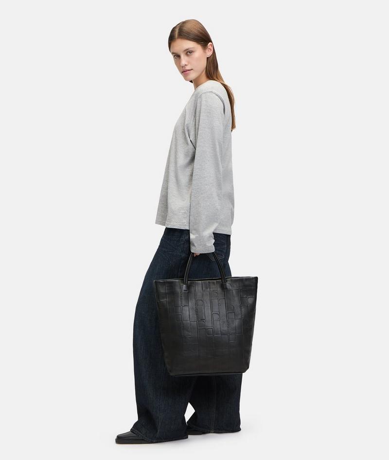 Liebeskind Monogram Hera Tote L - Schwarz