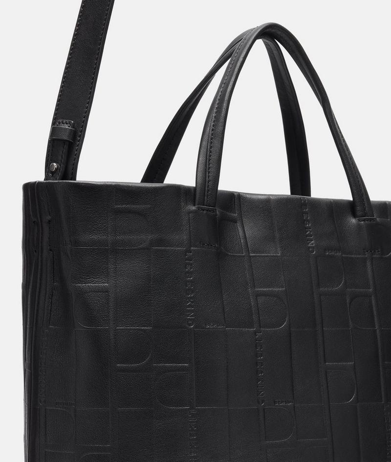 Liebeskind Monogram Hera Tote L - Schwarz