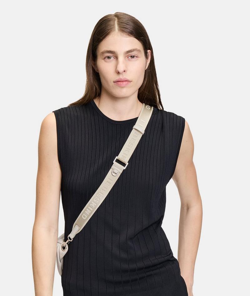 Liebeskind Schultergurt Mit Logo - Creme