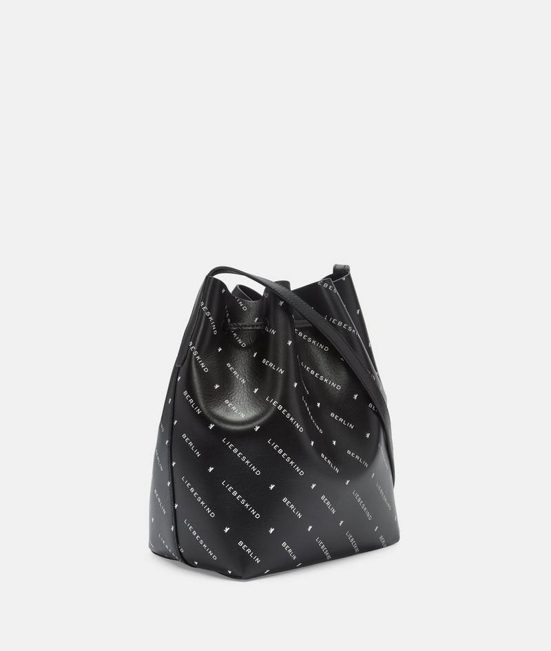Liebeskind Monogram Bucketbag M - Schwarz