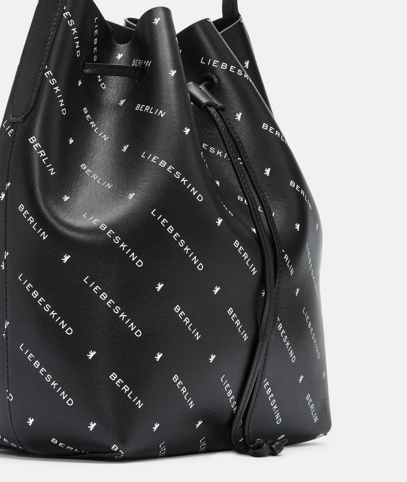 Liebeskind Monogram Bucketbag M - Schwarz