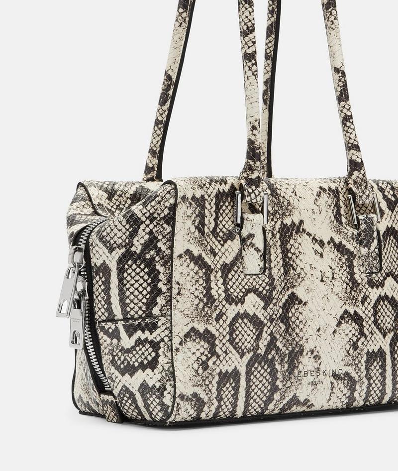 Liebeskind Snake Archive Kayla Satchel S - Creme