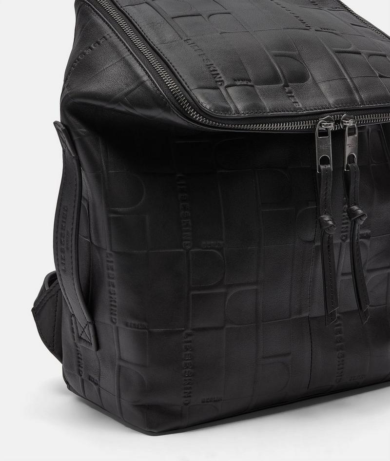 Liebeskind Monogram Hera Backpack M - Schwarz