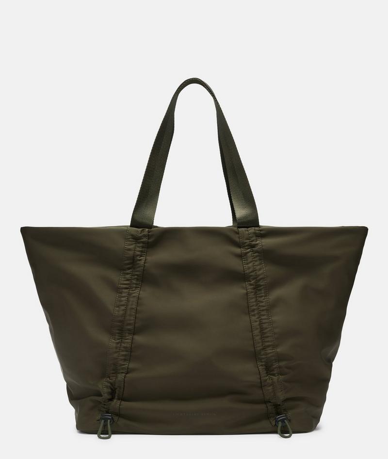 Liebeskind Nylon Shopper L - Olivgrün