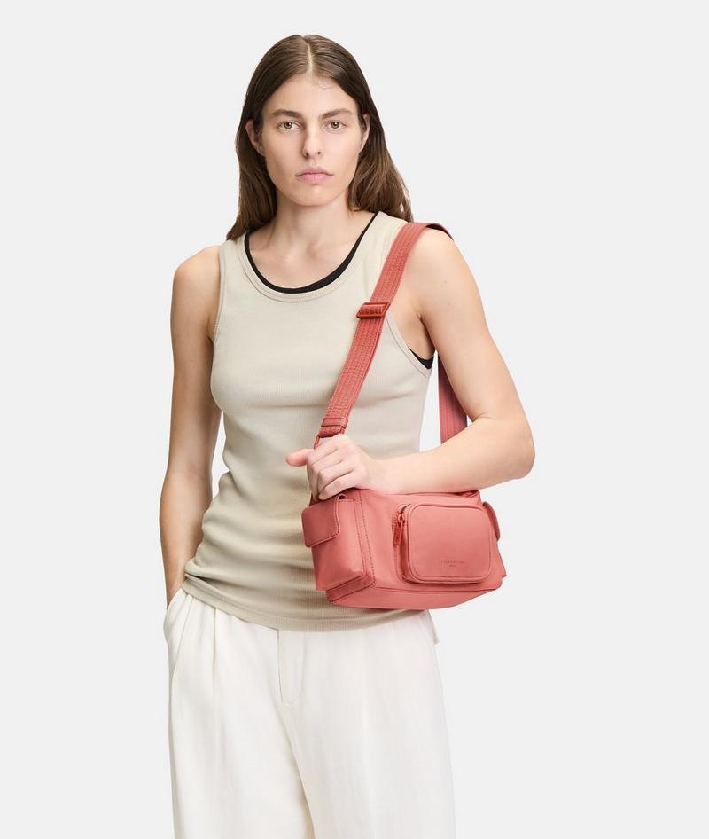 Liebeskind Nylon Lila Crossbody S - Koralle