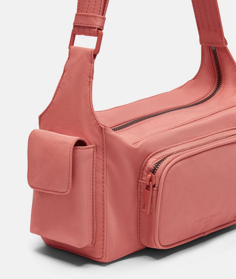 Liebeskind Nylon Lila Crossbody S - Koralle