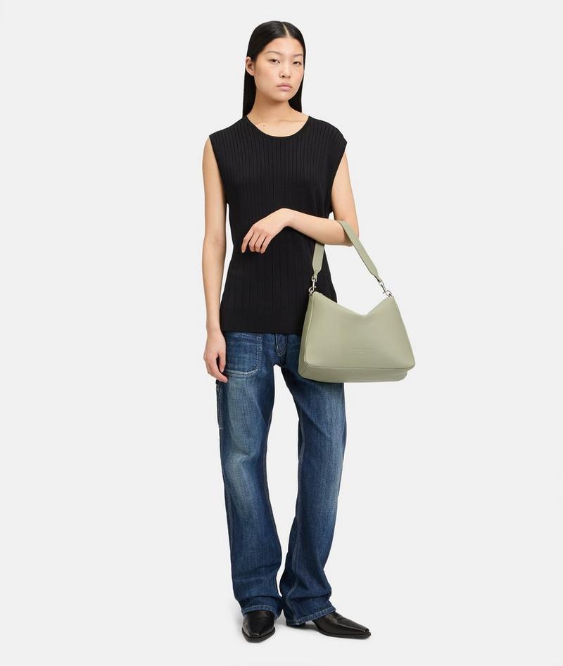 Liebeskind Abelina Hobo M - Helles Olivgrün