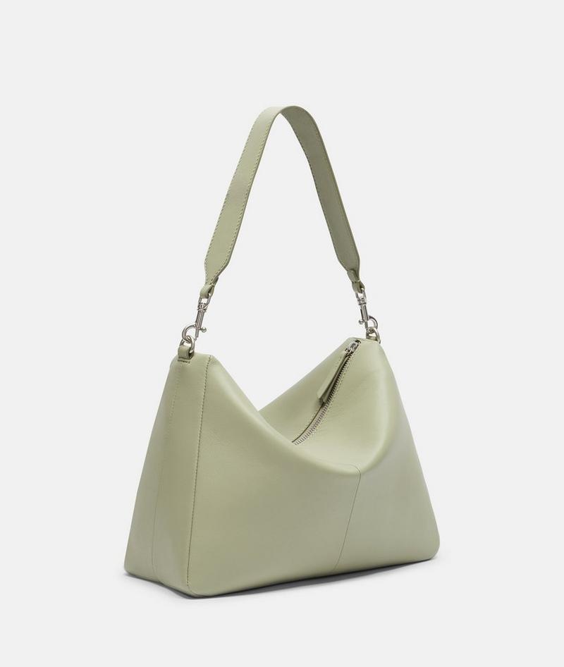 Liebeskind Abelina Hobo M - Helles Olivgrün