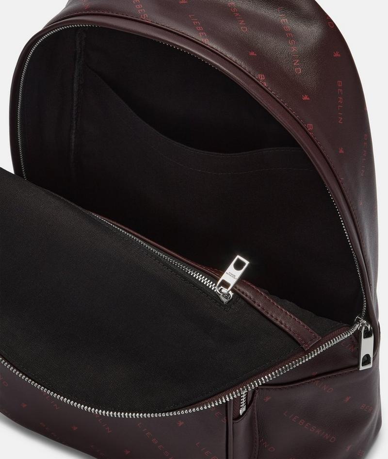 Liebeskind Monogram Backpack M - Bordeaux