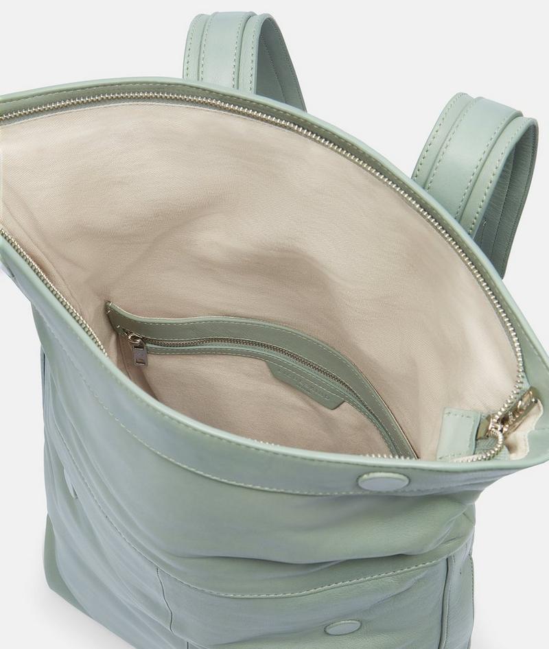 Liebeskind Elvira Backpack L - Dunkles Salbeigrün