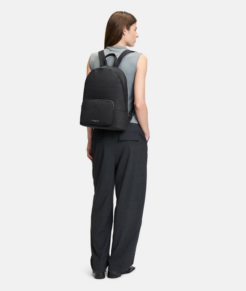 Liebeskind Nylon Lila Backpack L - Schwarz