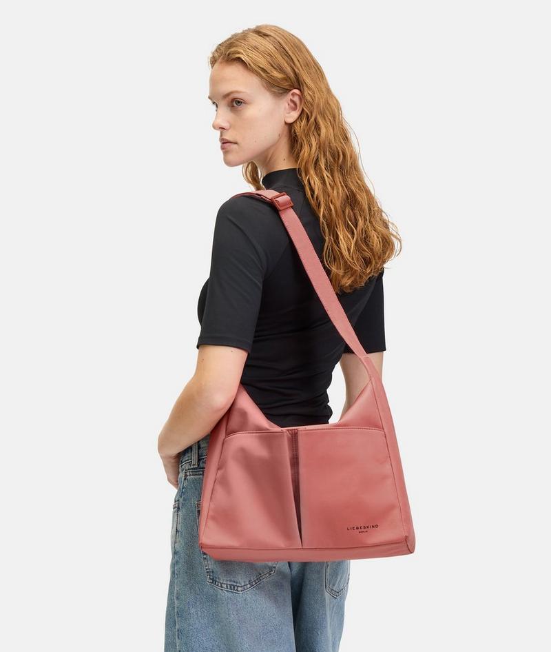 Liebeskind Nylon Hera Hobo M - Koralle
