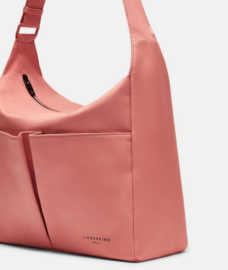 Liebeskind Nylon Hera Hobo M - Koralle