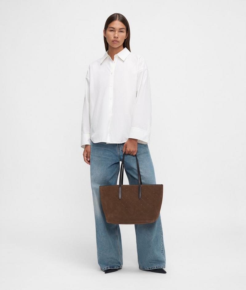 Liebeskind Monogram Shopper M - Cognac