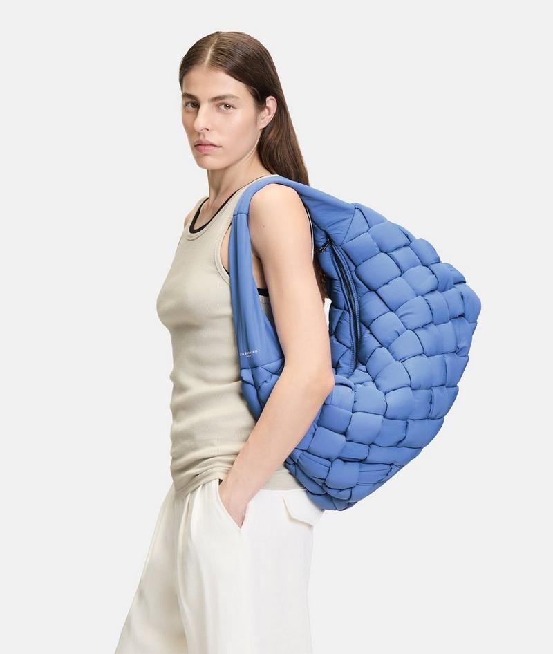 Liebeskind Nylon Bo Hobo L - Royalblau