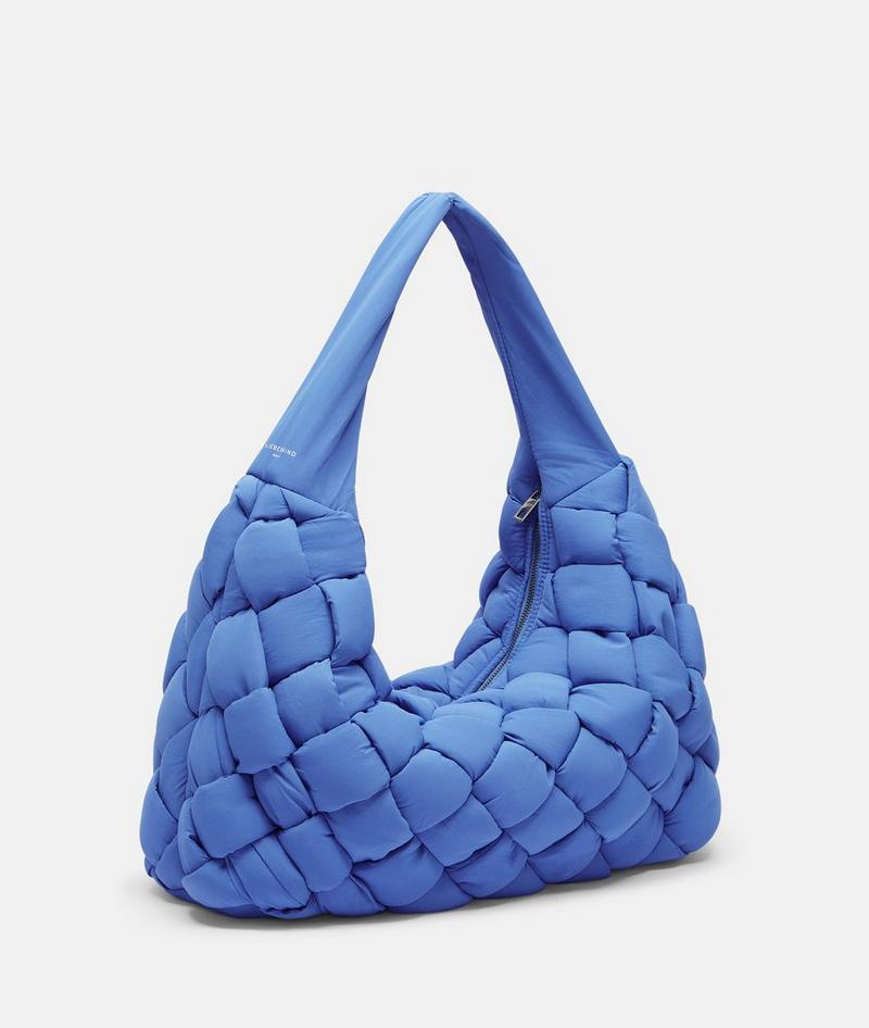 Liebeskind Nylon Bo Hobo L - Royalblau