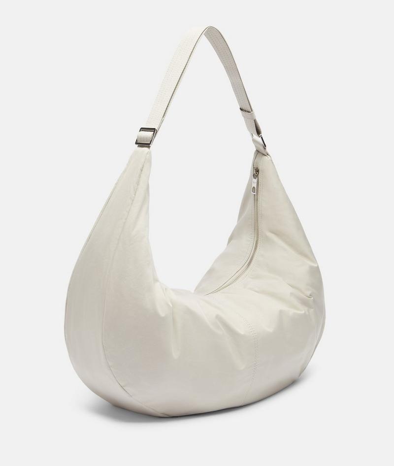 Liebeskind Nylon Moon Hobo L - Creme