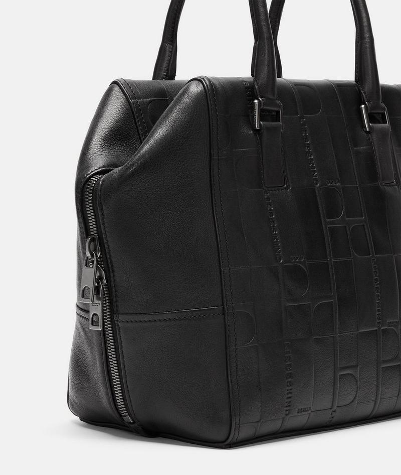 Liebeskind Monogram Kayla Satchel M - Schwarz