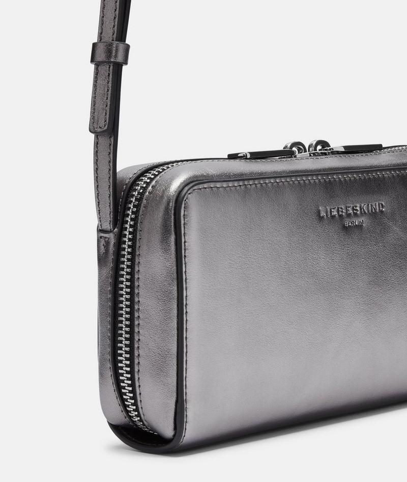 Liebeskind Metallic Crossbody Xs - Silber