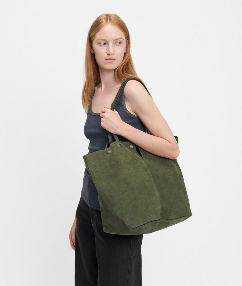 Liebeskind Rive Shopper L - Olivgrün