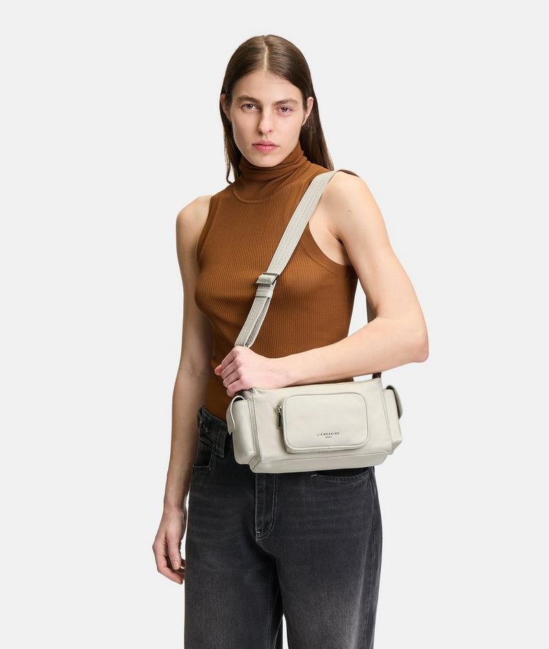 Liebeskind Nylon Lila Crossbody S - Creme