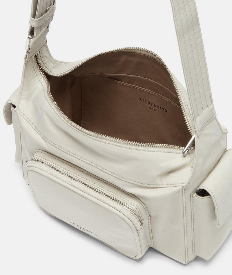 Liebeskind Nylon Lila Crossbody S - Creme