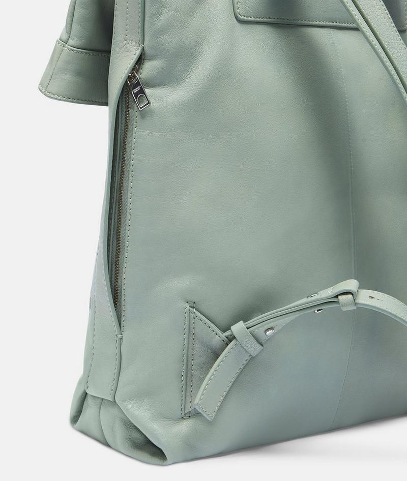 Liebeskind Elvira Backpack L - Dunkles Salbeigrün