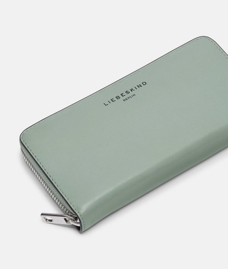 Liebeskind Sally Geldbörse L - Dunkles Salbeigrün