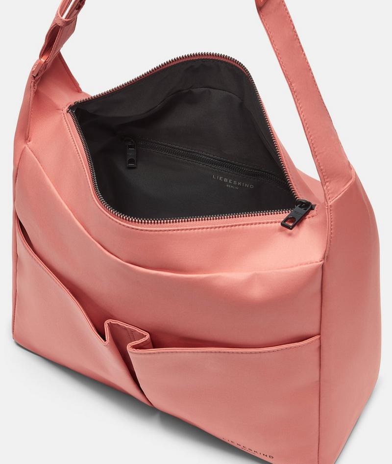 Liebeskind Nylon Hera Hobo M - Koralle