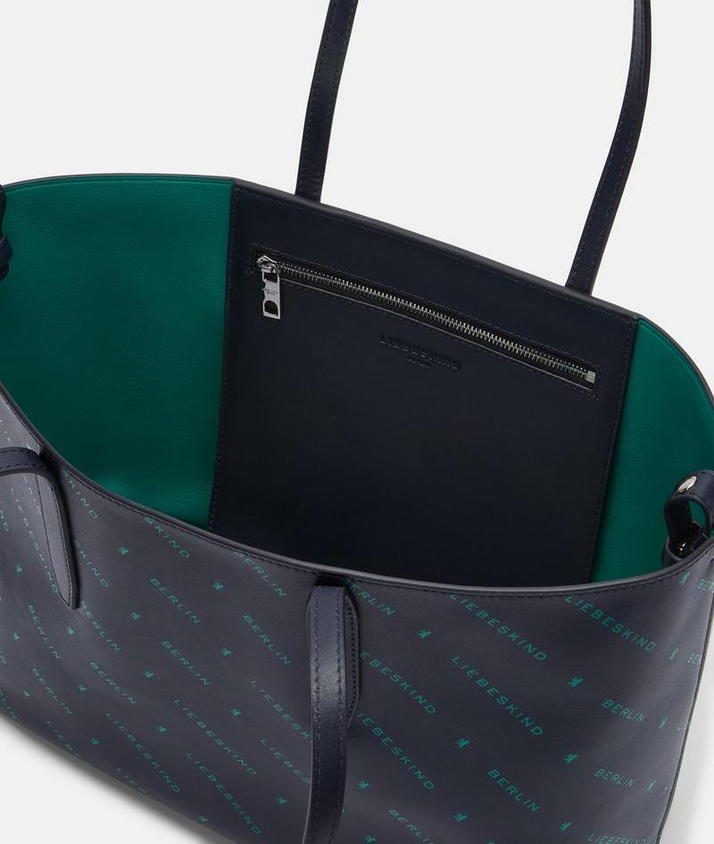 Liebeskind Monogram Shopper M - Navy